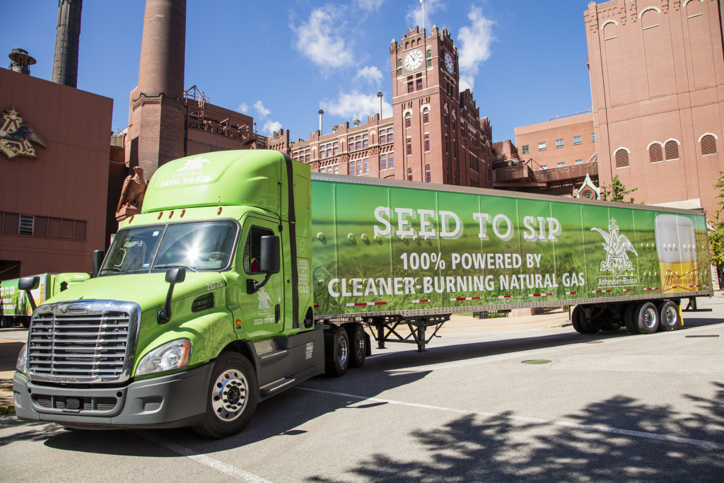 Anheuser-Busch Transitioning Dedicated Fleet to Renewable Natural Gas as Part of Ongoing Leadership in Sustainable Logistics